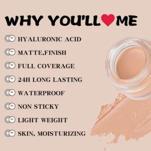Private Label No Logo Multi-Shade Concealer Palette, Spot Dark Circle Blemish Tattoo Covering Non-Caking Facial Correcting Makeup