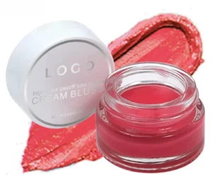 Private Label No Logo Multi-Use Cream Blush, Highly Pigmented Natural Nude Long-Lasting Facial Rouge Makeup