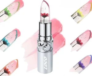 Private Label No Logo Patterned Temperature-Changing Jelly Lipstick, Hydrating Plumping Long-Lasting Tinted Lip Balm