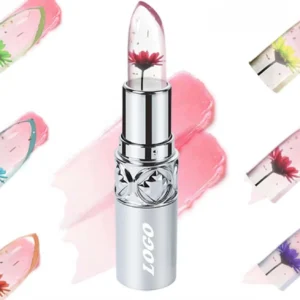 Private Label No Logo Patterned Temperature-Changing Jelly Lipstick, Hydrating Plumping Long-Lasting Tinted Lip Balm