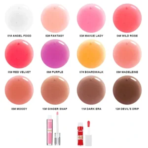Private Label No Logo Hydrating Plumping Lip Serum, Anti-Dry Crack Non-Transfer Dewy Dudu Lips Nourishing Lip Care Oil