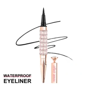 Private Label No Logo Waterproof Black Liquid Eyeliner Pen, Quick Dry Smudge Resistant Highly Pigmented Eye Makeup