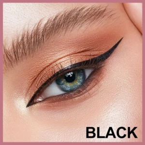Private Label No Logo Waterproof Black Liquid Eyeliner Pen, Quick Dry Smudge Resistant Highly Pigmented Eye Makeup