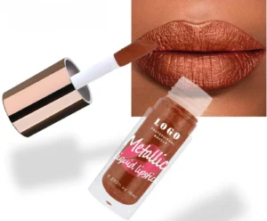 Private Label No Logo Shimmer Non-Transfer Liquid Lip Gloss, Cup-Proof Long-Wear Radiant Hydrating Liquid Lipstick