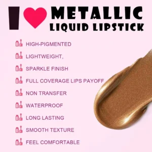 Private Label No Logo Shimmer Non-Transfer Liquid Lip Gloss, Cup-Proof Long-Lasting Radiant Hydrating Liquid Lipstick