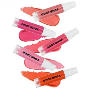 Private Label No Logo Single Low Saturation Liquid Blush, Matte Shimmer Expanding Color Natural Nude Facial Rouge
