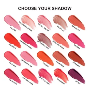 Private Label No Logo Single Low Saturation Liquid Blush, Matte Shimmer Expanding Color Natural Nude Facial Rouge