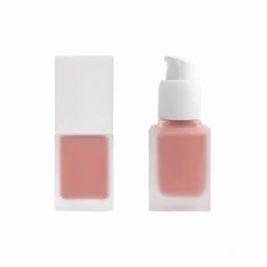 Private Label No Logo Lightweight Smooth Liquid Single Blush, Long Lasting Fade Resistant Facial Rouge Makeup