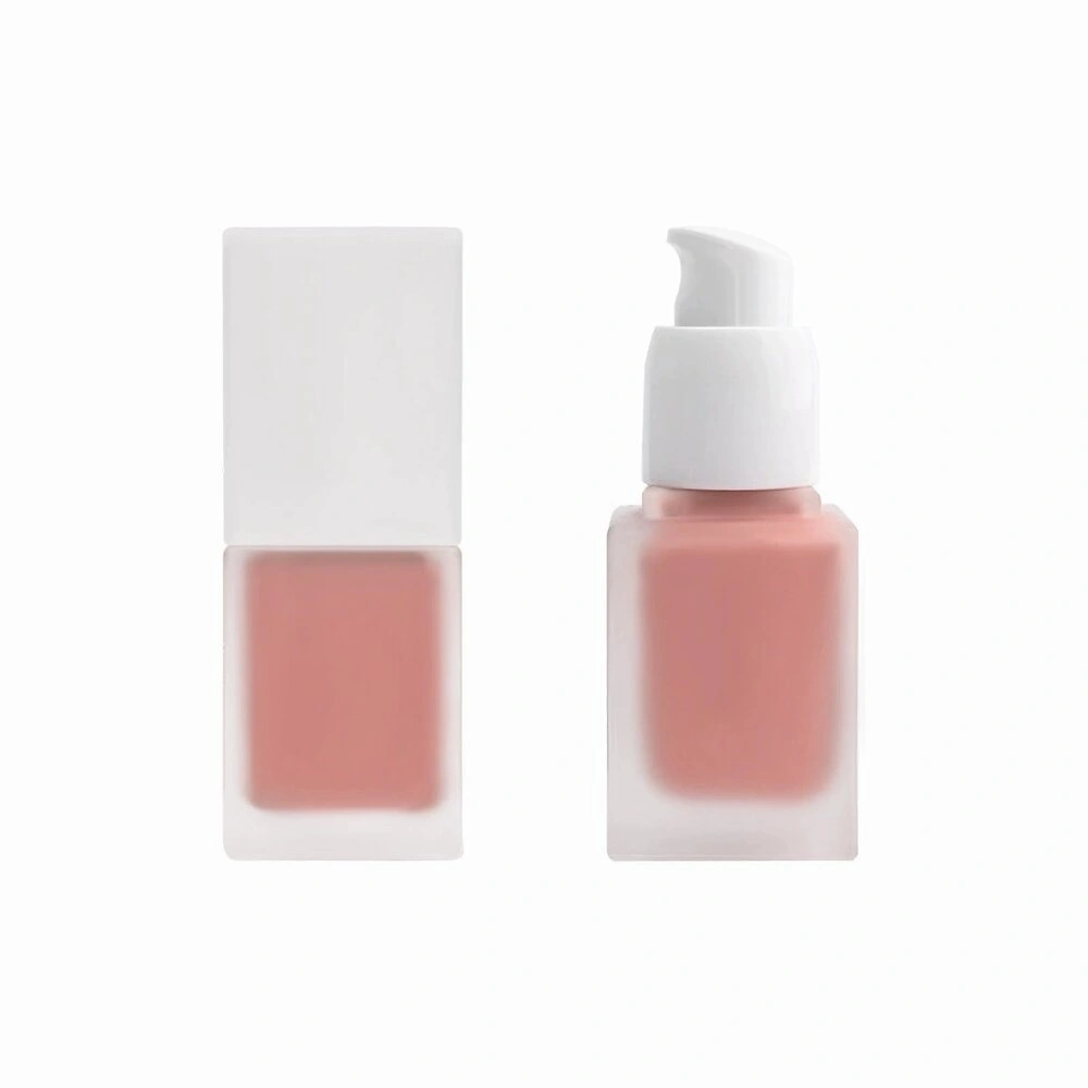 Private Label No Logo Lightweight Smooth Liquid Single Blush, Long Lasting Fade Resistant Facial Rouge Makeup