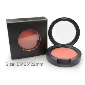 Private Label No Logo Lightweight Smooth Shimmer Single Blush, Long Lasting Non-flying Powder Facial Rouge Makeup