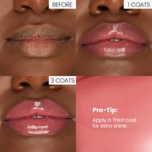 Private Label No Logo Squeeze Tube Hydrating Long Wear Liquid Lip Gloss, Plumping Non Transfer Cup Proof Daily Lip Makeup