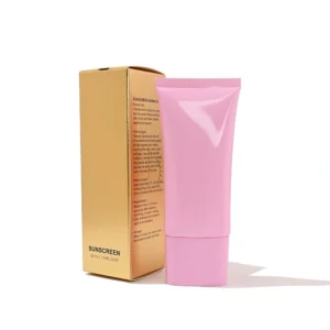 Private Label No Logo High SPF Refreshing Sunscreen Primer Lotion, Brightening Hydrating Sun Protection Facial Cream