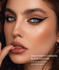 Private Label No Logo Waterproof Sweat-Proof Long-Wear Liquid Eyeliner, Smudge-Proof Fade-Resistant Ideal for Stage Daily Eye Makeup