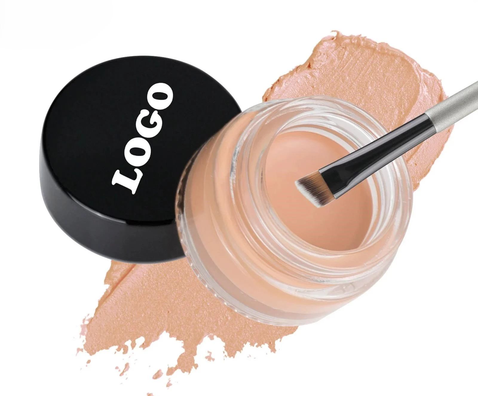 Private Label No Logo Waterproof Concealer Cream, Blemish Dark Circle Covering Contour Brightening Long Wear Facial Makeup
