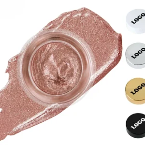 Private Label No Logo Waterproof Long-Lasting Cream Eyeshadow, Shimmer Fine Glitter Highly Pigmented Eye Brightening Makeup