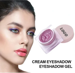 Private Label No Logo Waterproof Long-Lasting Cream Eyeshadow, Shimmer Fine Glitter Highly Pigmented Eye Brightening Makeup