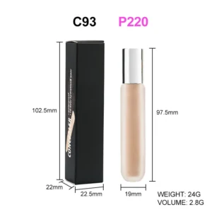 Private Label No Logo Waterproof High Coverage Liquid Concealer, Blemish Dark Circle Tattoo Covering Long Wear Facial Makeup