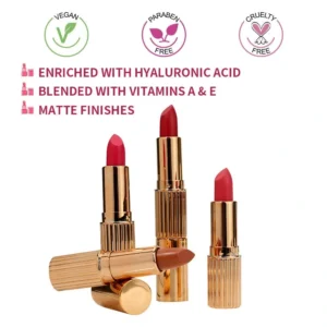 Private Label No Logo Waterproof Matte Non-transfer Lipstick, Fade Resistant Cup Proof Long Wear Hydrating Lip Makeup