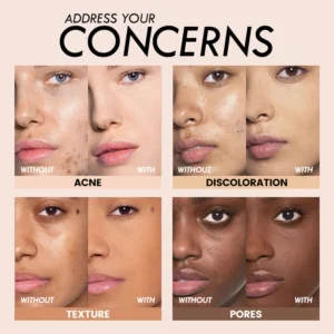 Private Label No Logo Waterproof Oil Control Liquid Foundation, Natural Brightening Full Coverage Long Wear Base Makeup