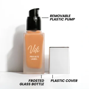 Private Label No Logo Waterproof Oil Control Liquid Foundation, Natural Brightening Full Coverage Long Wear Base Makeup
