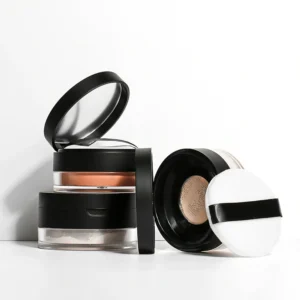 Private Label No Logo Waterproof Oil Control Loose Setting Powder, Concealing Transfer Resistant Long Lasting Facial Finishing Makeup