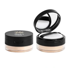 Private Label No Logo Waterproof Oil Control Loose Setting Powder, Concealing Transfer Resistant Long Lasting Facial Finishing Makeup