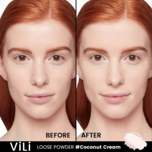 Private Label No Logo Waterproof Oil Control Loose Setting Powder, Concealing Transfer Resistant Long Lasting Facial Finishing Makeup