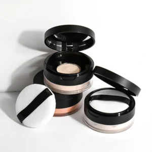 Private Label No Logo Waterproof Oil Control Loose Setting Powder, Concealing Transfer Resistant Long Lasting Facial Finishing Makeup