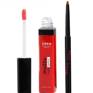 Premium Matte Non-transfer Liquid Lipstick & Lip Liner Long Lasting Lip Makeup Set