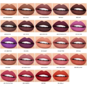 Premium Waterproof Color Lock Velvet Matte Non-transfer Long Wear Liquid Lip Gloss