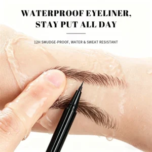 Private Label No Logo 0.01mm Ultra-fine Liquid Eyebrow & Eyeliner Pen, Waterproof Non-smudging Wild Brow Makeup