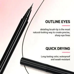 Private Label No Logo 0.01mm Ultra-fine Liquid Eyebrow & Eyeliner Pen, Waterproof Non-smudging Wild Brow Makeup