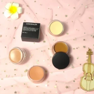 Private Label No Logo 10 Shades Face Concealer Cream, Blemish Coverage Contour Concealer Makeup