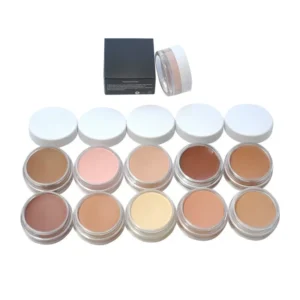 Private Label No Logo 10 Shades Face Concealer Cream, Black Cap & White Cap Optional Blemish Cover Makeup