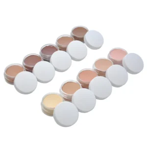 Private Label No Logo 10 Shades Face Concealer Cream, Black Cap & White Cap Optional Blemish Cover Makeup
