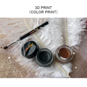 Private Label No Logo 10 Shades Dark Brown Eyebrow Pomade, Waterproof Sweat Proof Long Lasting Brow Gel