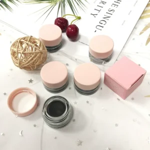 Private Label No Logo 10 Shades Dark Brown Eyebrow Pomade, Waterproof Sweat Proof Long Lasting Brow Gel