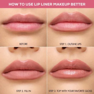 Private Label No Logo 12 Shades Matte Waterproof Wooden Lip Liner, Long Lasting Fade Resistant Lipstick Pencil Lip Makeup