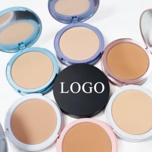 Private Label No Logo 14 Shades Pressed Powder, Oil Control Soft Focus Matte Setting Cushion Concealer Powder