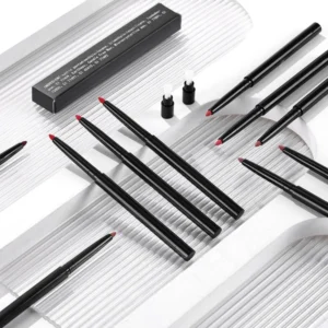 Private Label No Logo 15 Shades Matte Lip Liner Pencil, Waterproof High Pigment Lip Contouring Makeup Pencil for Wholesale