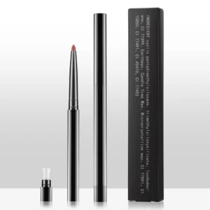 Private Label No Logo 15 Shades Matte Waterproof Lip Liner Pencil, High Pigment Lip Contour Makeup for Bulk Wholesale