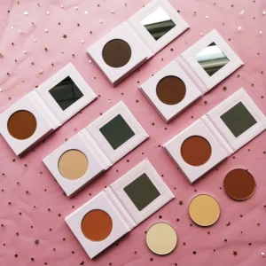 Private Label No Logo 15 Shades DIY Contour & Blush Palette, Powder Brightening 3D Sculpting Face Makeup