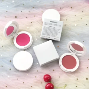 Private Label No Logo 15 Shades Matte Powder Blush, Long Lasting Fade Resistant Blusher Pressed Powder Face Makeup