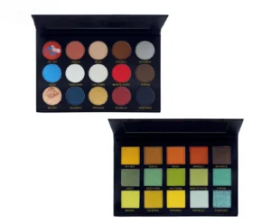 Private Label No Logo 15 Shades Purple Matte Shimmer Multi-use Eyeshadow Palette Pigmented Eye Makeup