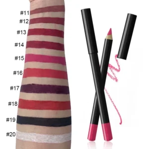 Private Label No Logo 20 Shades Multi-function Lip Liner, Waterproof Easy Pigment Long Lasting Lip Pencil Lipstick