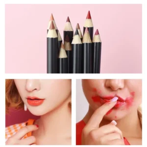 Private Label No Logo 20 Shades Multi-function Lip Liner, Waterproof Easy Pigment Long Lasting Lip Pencil Lipstick