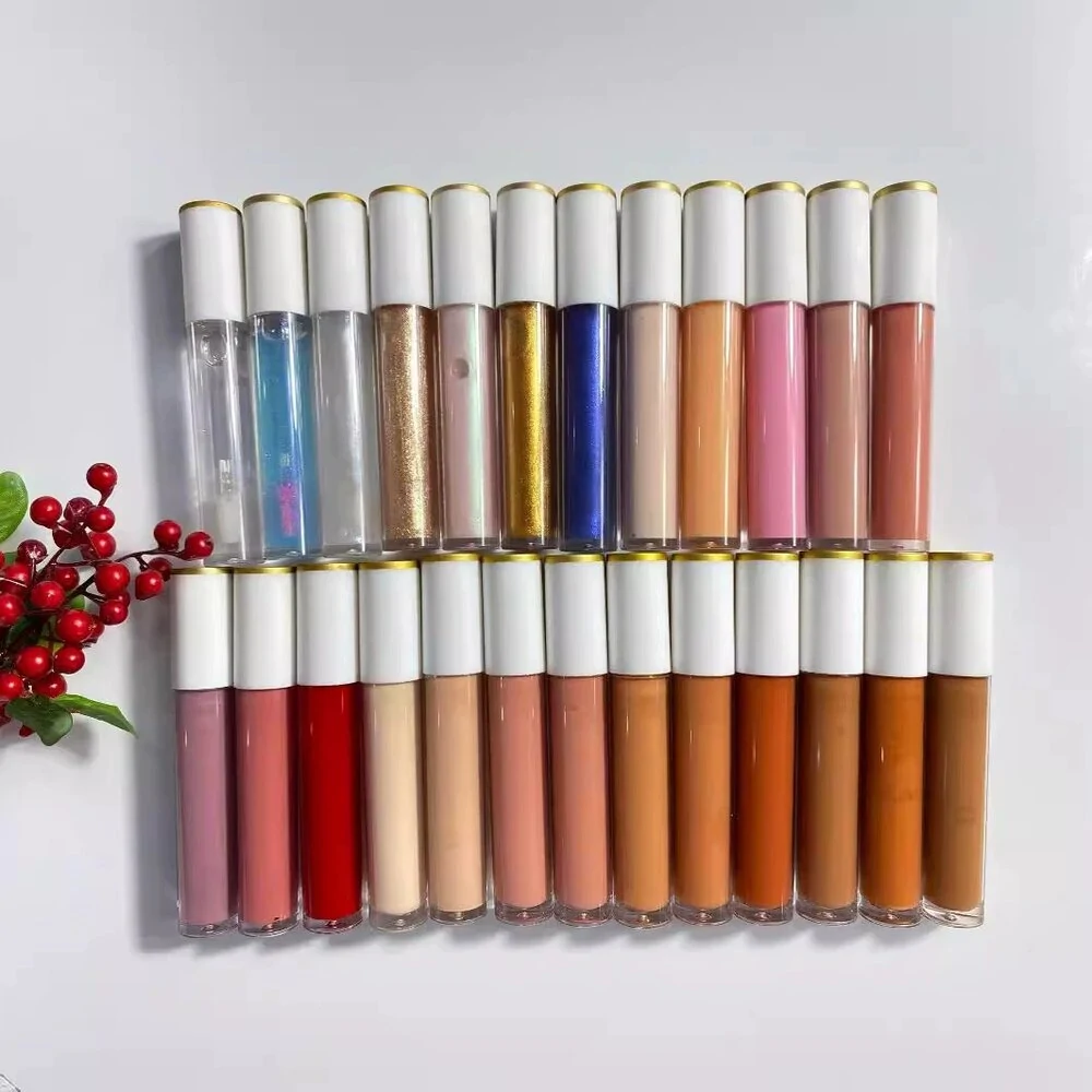 Private Label No Logo 25 Shades Temperature Changing Jelly Lip Gloss, Hydrating Moisturizing Tinted Lip Balm Lip Makeup