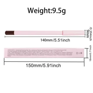 Private Label No Logo 26 Shades Matte Lip Liner, Dark Brown & Pink Smooth Easy Pigment Lipstick Pencil