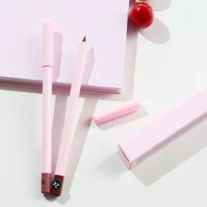 Private Label No Logo 26 Shades Matte Lip Liner, Dark Brown & Pink Smooth Easy Pigment Lipstick Pencil