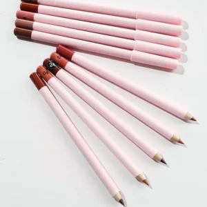 Private Label No Logo 26 Shades Matte Lip Liner, Dark Brown & Pink Smooth Easy Pigment Lipstick Pencil